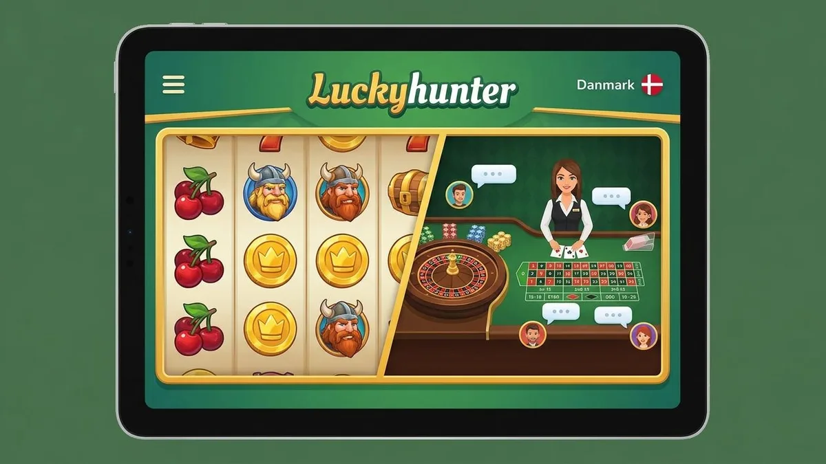 Casino spil hos Luckyhunter